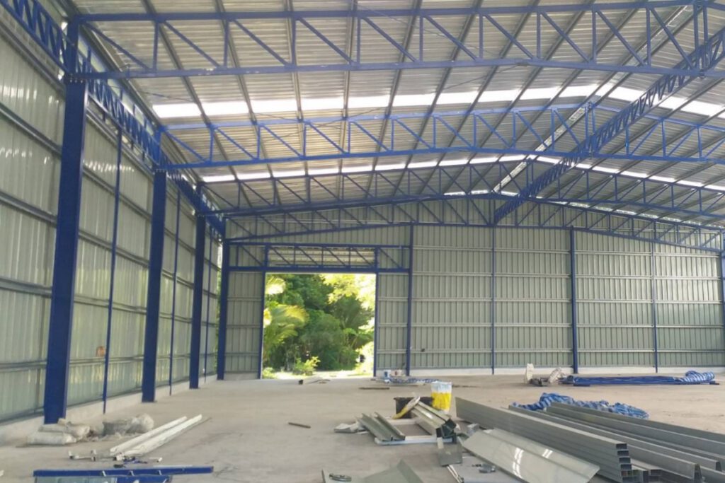 โกดัง สำเร็จรูป Happy warehouse รับประกันโครงสร้าง10ปี